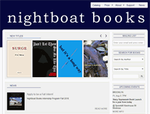 Tablet Screenshot of nightboat.org